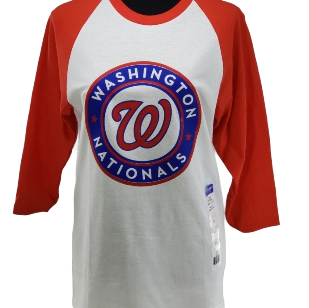 LOV Boutique. Washington Nationals Raglan Tee NWT